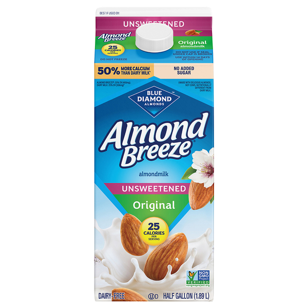 Almond Breeze Unsweetened Original HG Renders